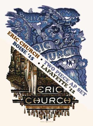 Eric Church Lafayette'12 / Boise '15 SET