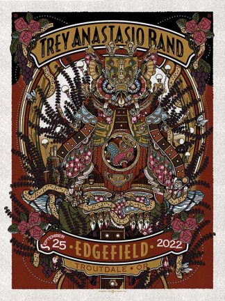 Trey Anastasio Oregon•PDX'22•Edgefield•FOIL ed.